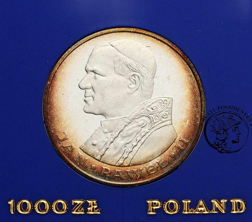 Polska PRL 1000 złotych 1983 Jan Paweł II st.L