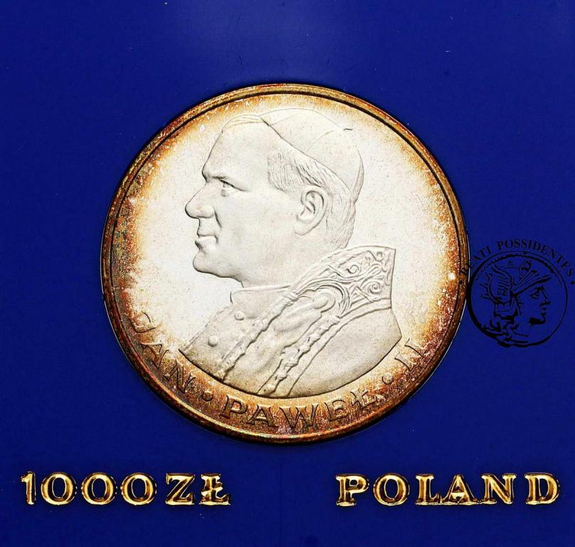 Polska PRL 1000 złotych 1983 Jan Paweł II st.L