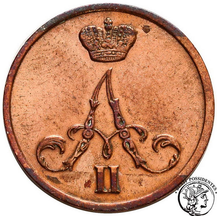 1/2 kopiejki (dienieżka) 1855 BM Aleksander II st2