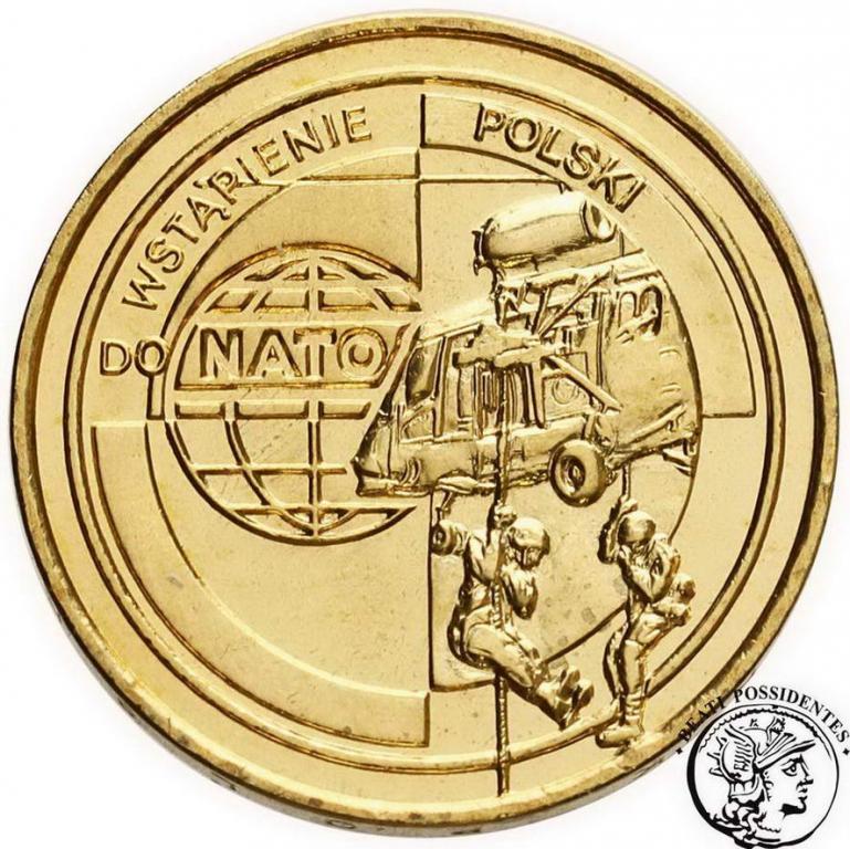 Polska III RP 2 złote 1999 NATO st.1-
