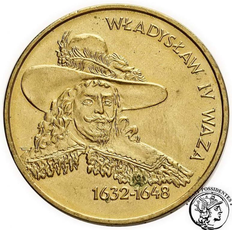 Polska III RP 2 złote 1999 Władysław IV Waza st.1-