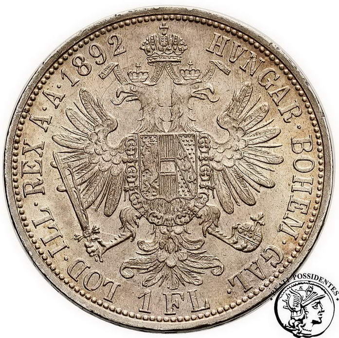 Austria 1 floren 1892 Franciszek Józef I st. 2