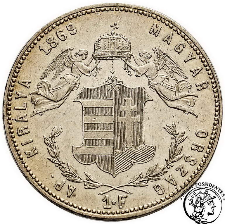 Węgry 1 forint 1869 st. 2