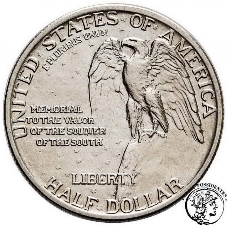 USA 1/2 dolara 1925 Stone Mountain st. 3+