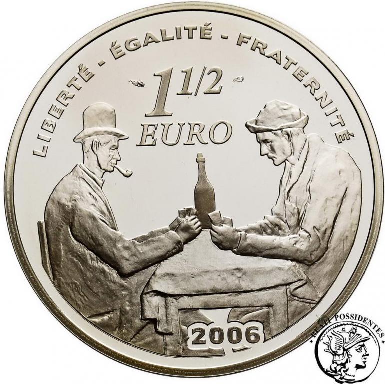 Francja 1 1/2 Euro 2006 Paul Cezanne st.L