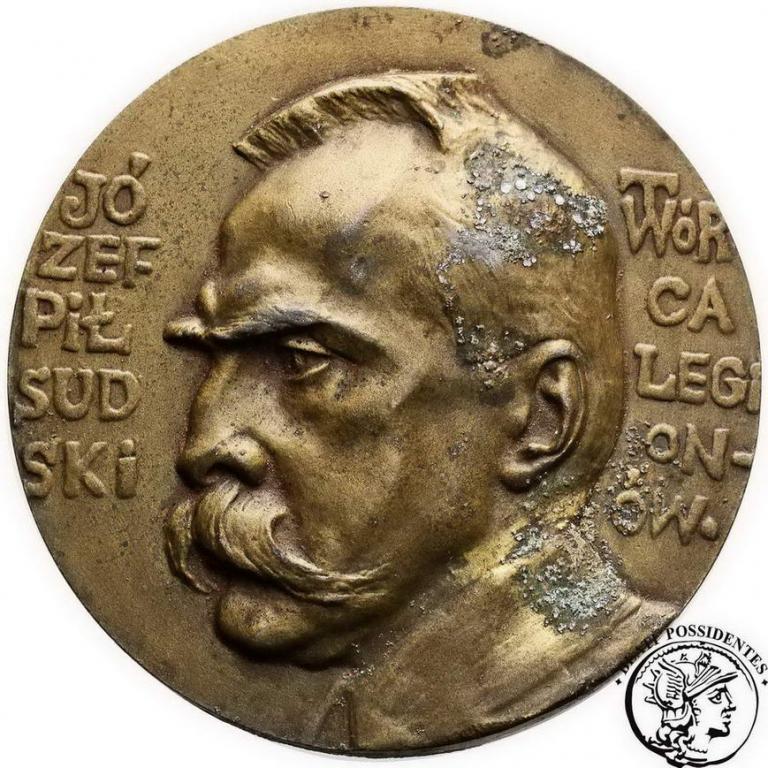 Polska medal Józef Piłsudski drzewo 1917 st. 3-