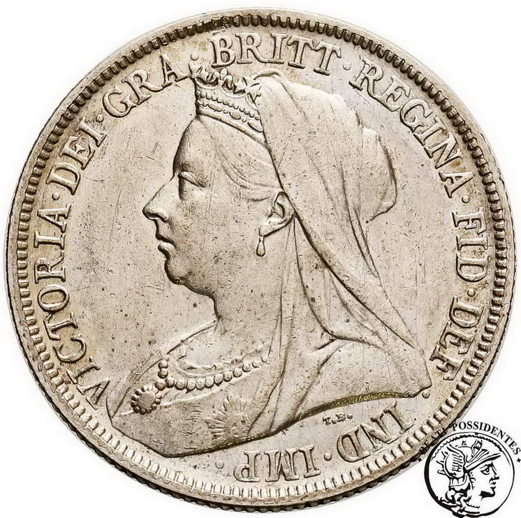 Wielka Brytania 1 shilling 1893 Victoria st.2-