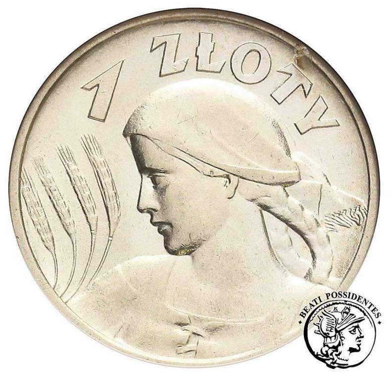 Polska II RP 1 złoty 1925 GCN AU58