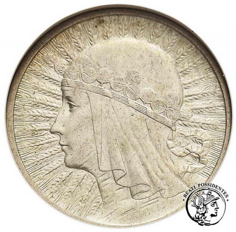 Polska II RP 2 złote 1932 głowa kobiety GCN AU50