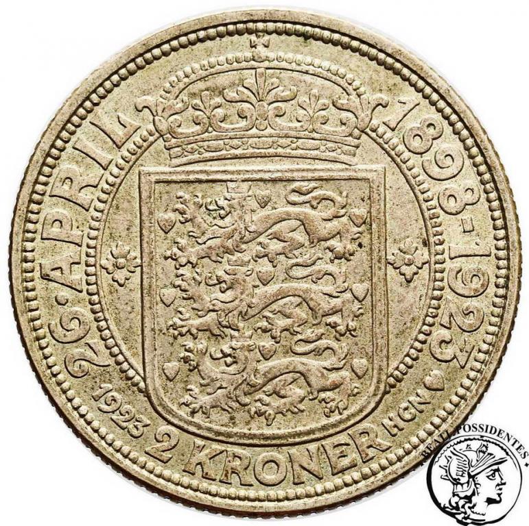 Dania 2 korony 1923 st.2
