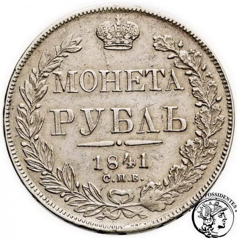 Rosja Mikołaj I  1 Rubel 1841 st. 3