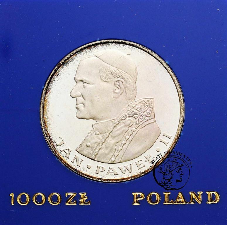 1000 złotych 1982 Jan Paweł II (lustrzanka) st.L