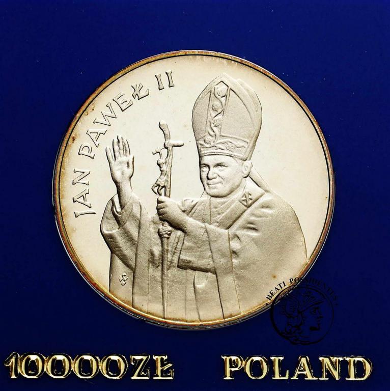 10 000 złotych 1987 Jan Paweł II (lustrzanka) st.L