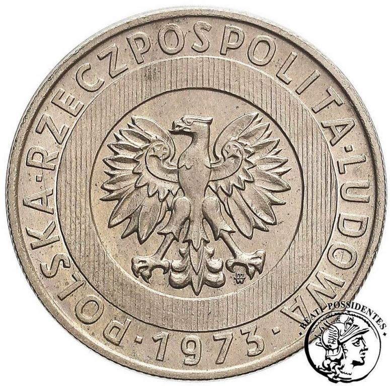 PRL PRÓBA CuNi 20 złotych 1973 wieżowiec st.1