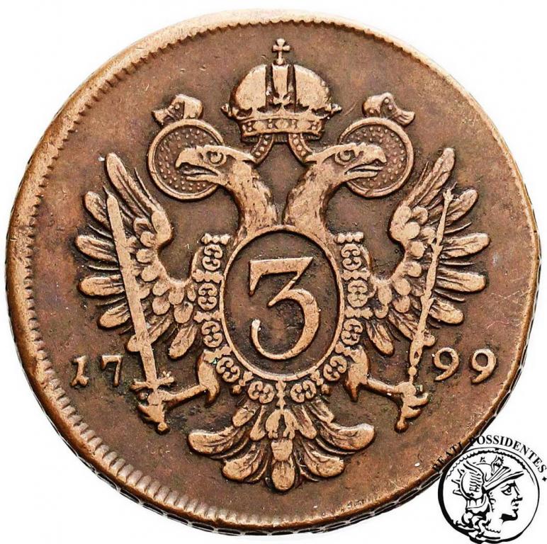 Austria 3 krajcary 1799 A st.3