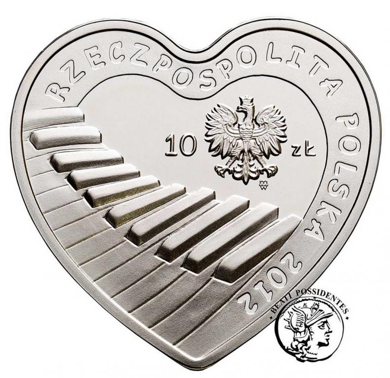 Polska III RP 10 złotych 2003 WOŚP - serce st.L