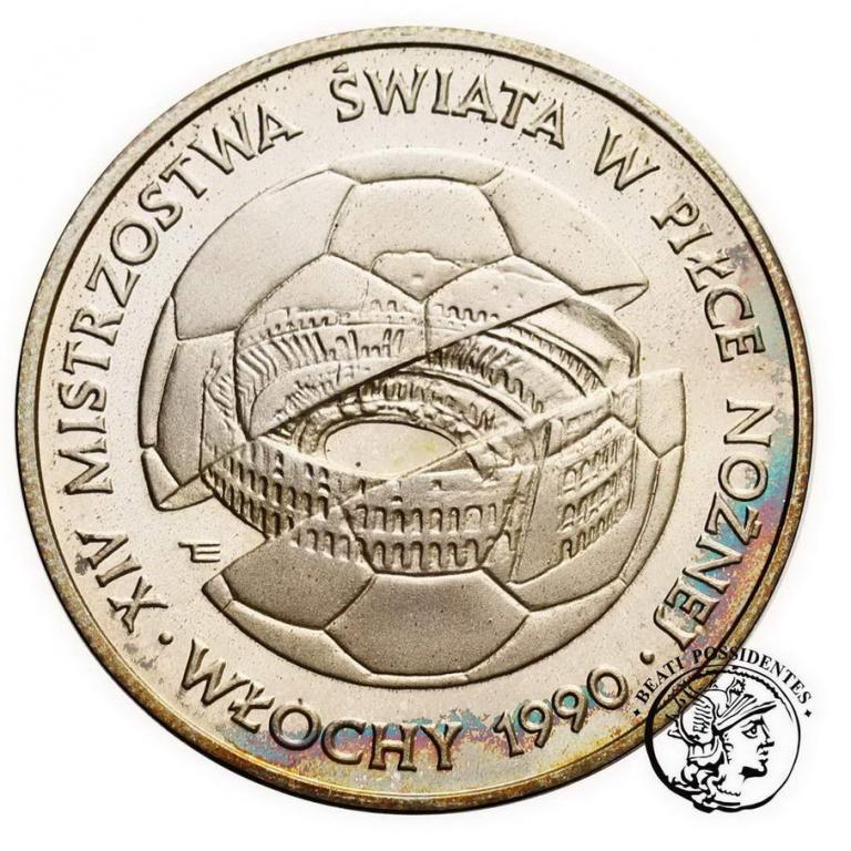 Polska PRL 500 złotych 1986 FIFA Włochy st.L