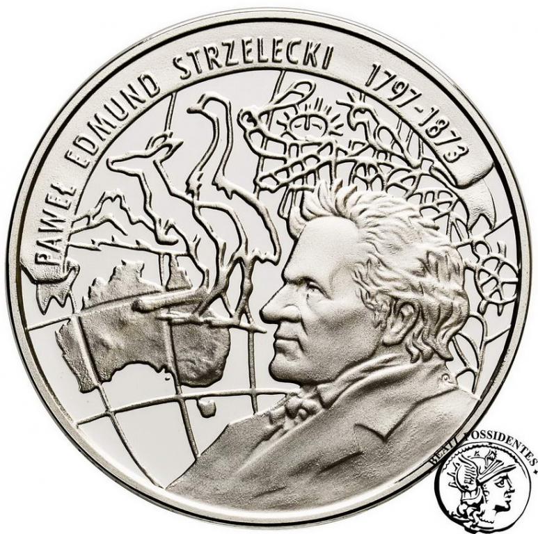III RP 10 złotych 1997 Edmund Strzelecki st.L