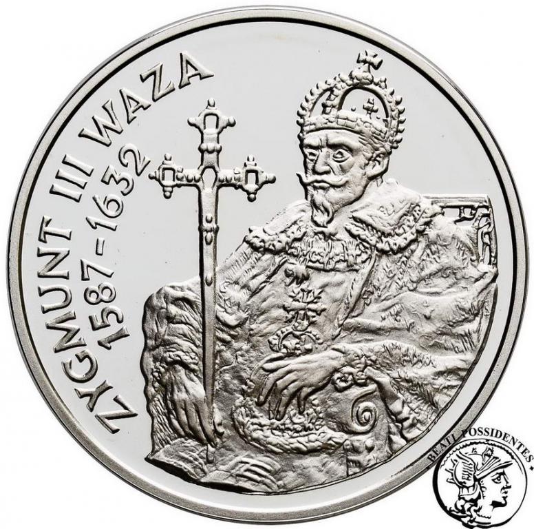10 złotych 1998 Zygmunt III Waza półpostać st.L