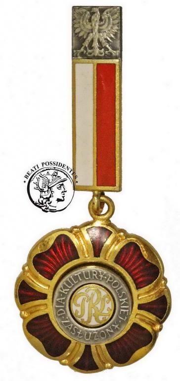 Polska PRL medal zasłużony dla Kultury Polskiej