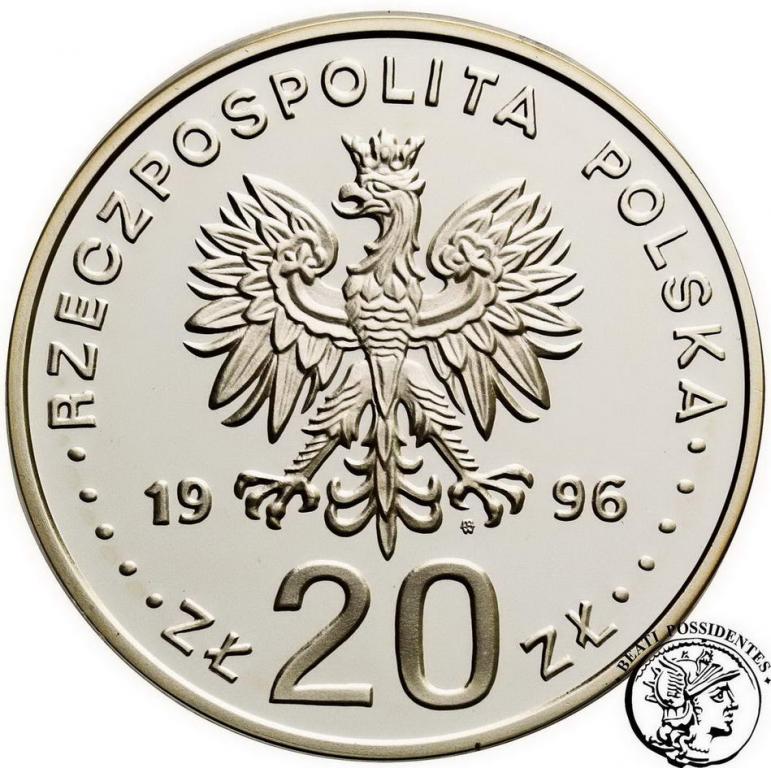 20 złotych 1996 IV wieki stołeczności Warszawy stL