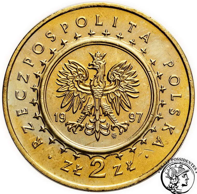 Polska III RP 2 złote 1997 Pieskowa Skała st.1