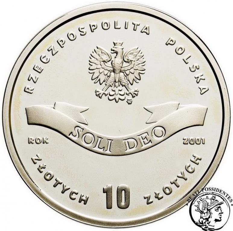 III RP 10 złotych 2001 Kardynał Wyszyński st.L