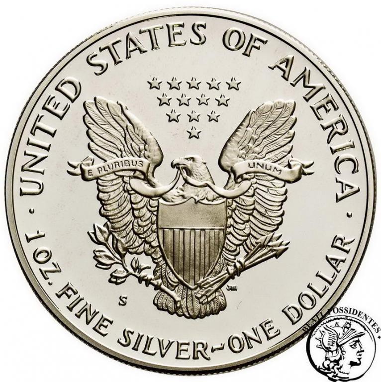 USA 1 $ dolar 1989 Liberty 1 uncja Ag .999 st. L