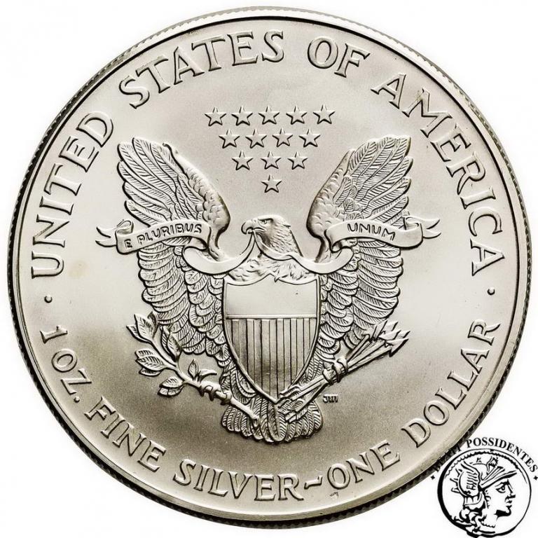 USA 1 $ dolar 2000 Liberty 1 uncja Ag .999 st. 1