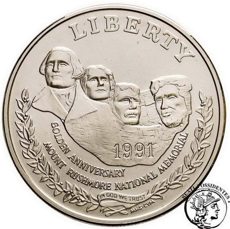 USA 1 dolar 1991 Góra Rushmore st.1