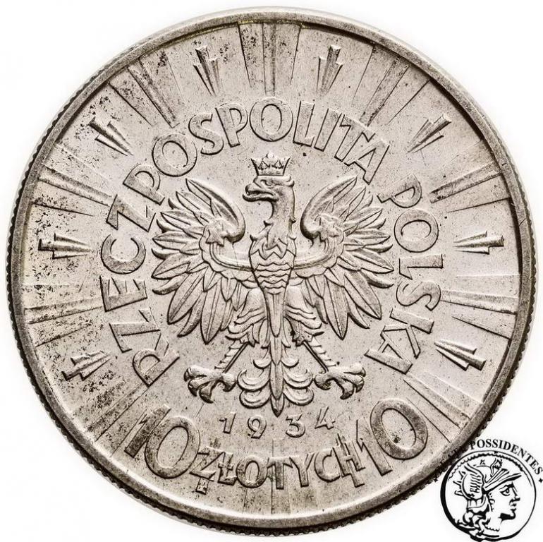 Polska 10 złotych 1934 Piłsudski st. 2