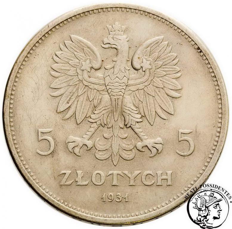 Polska II RP 5 złotych 1931 NIKE st. 3