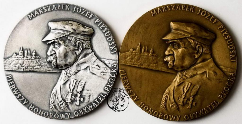 Zestaw 2x Medal Marszałek Józef Piłsudski 1991 s.1
