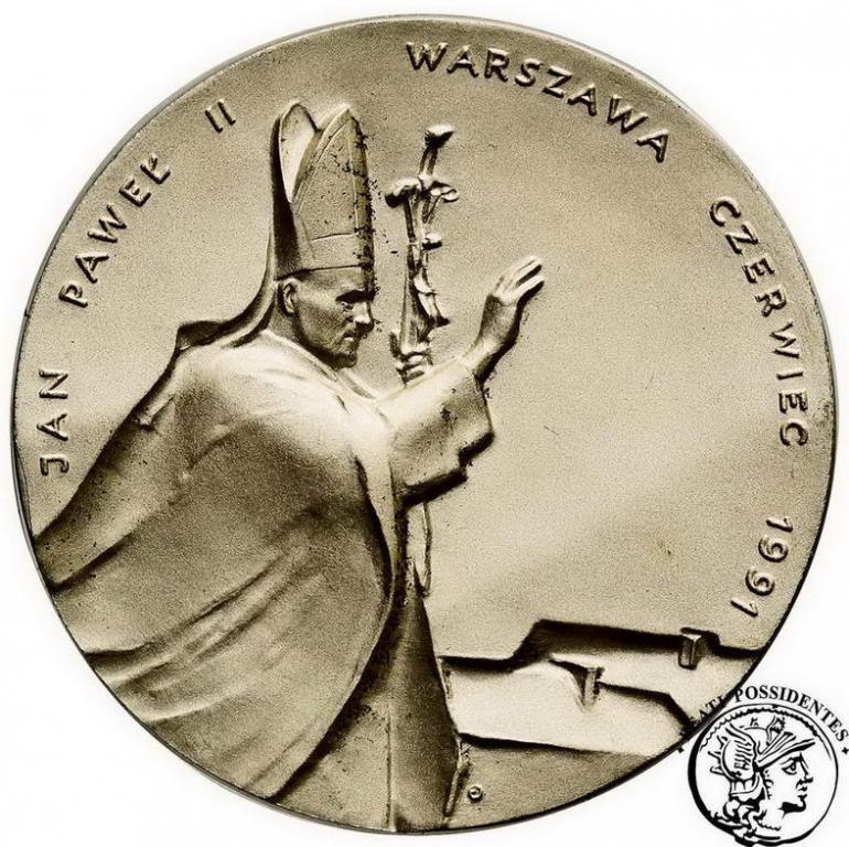 Medal 1991 Jan Paweł II Konstytucja SREBRO st.1