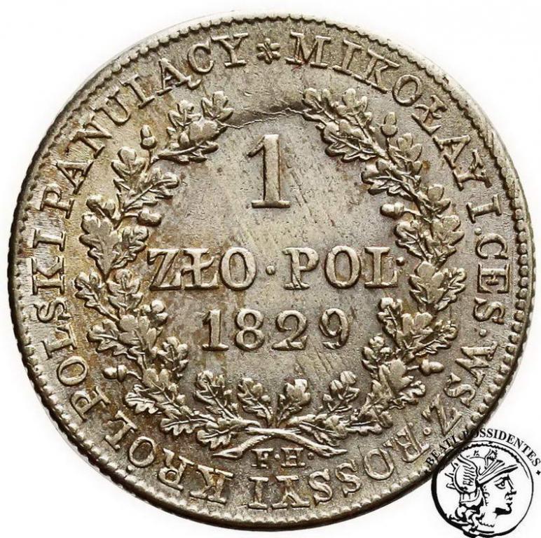 Polska 1 złoty 1829 Mikołaj I st.2