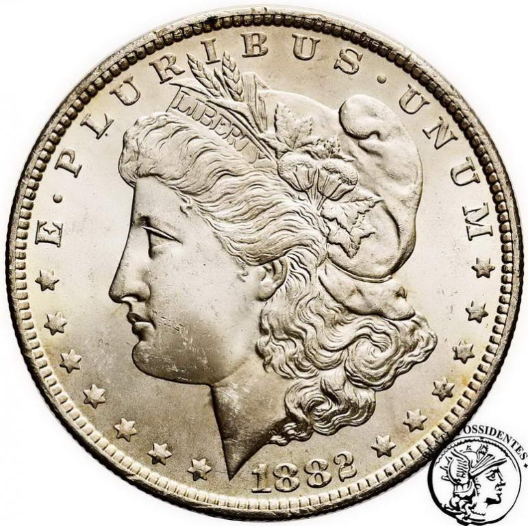 USA 1 dolar 1882 CC (Carson City) st. 1-