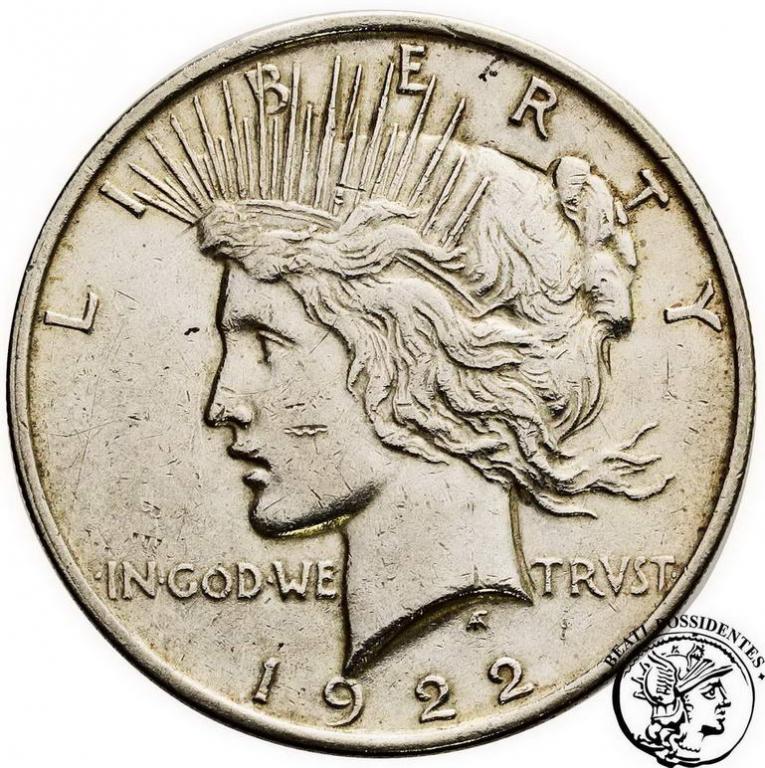 USA 1 dolar 1922 (Philadelphia) st. 3
