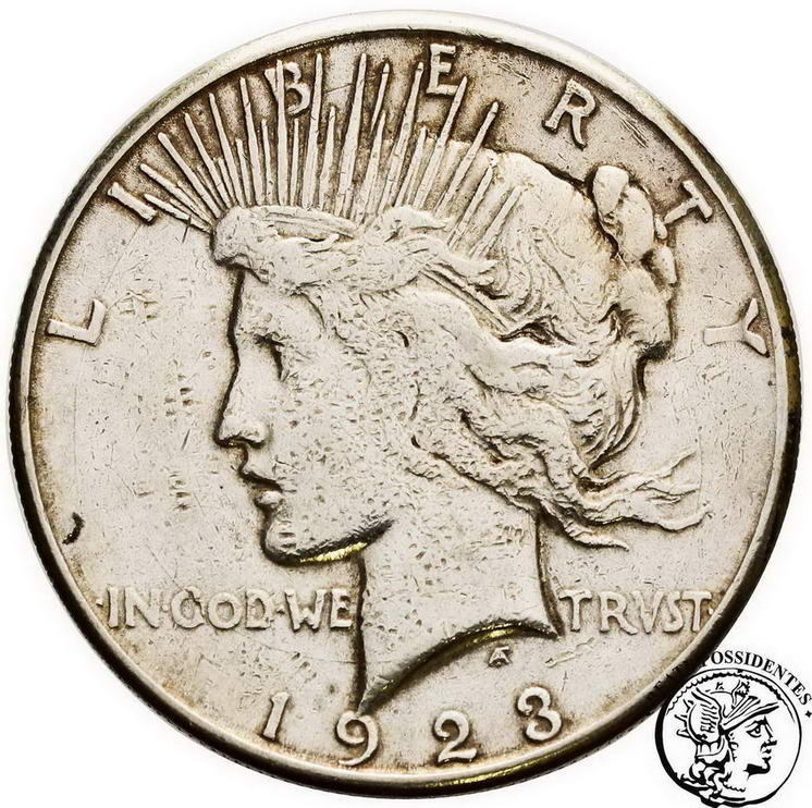 USA 1 dolar 1923 S (San Francisco) st. 3-