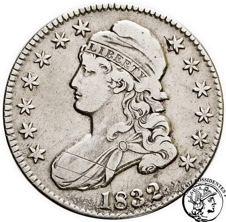 USA 50 centów 1832 st. 3