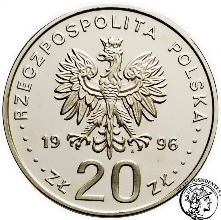 Polska III RP 20 zł 1996 Tysiąclecie Gdańska st.L