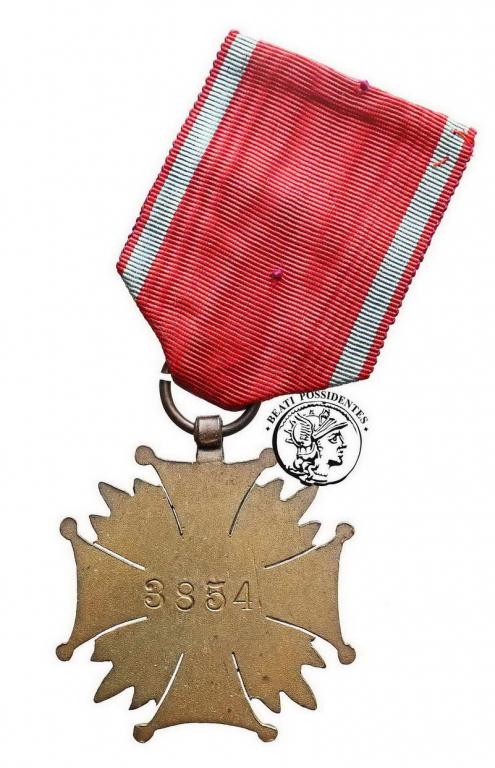 Polska II RP Brązowy Krzyż Zasługi numerowany