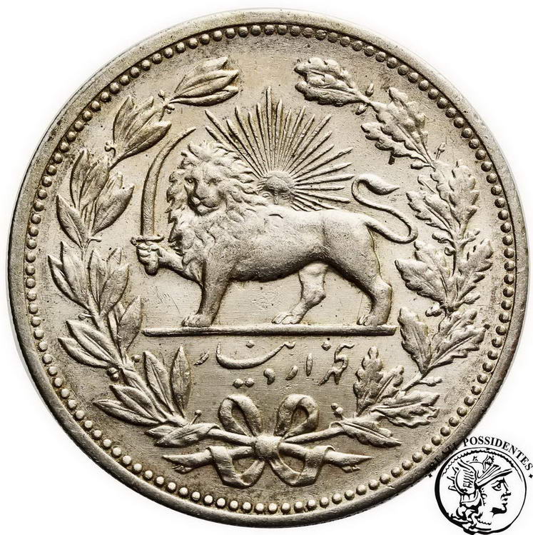 Iran 5000 Dinars 1320 AH (1901 AD) st. 2