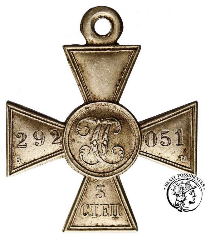 Krzyż Świętego Jerzego 3 stopień (B-M) st. bdb