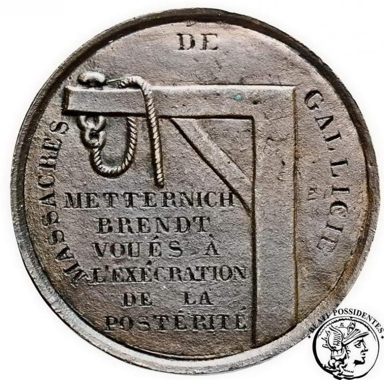 Polska medal rzeź Galicji 1846 stan dobry
