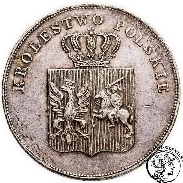 Polska Powst. Listopadowe 5 złotych 1831 st. 3+