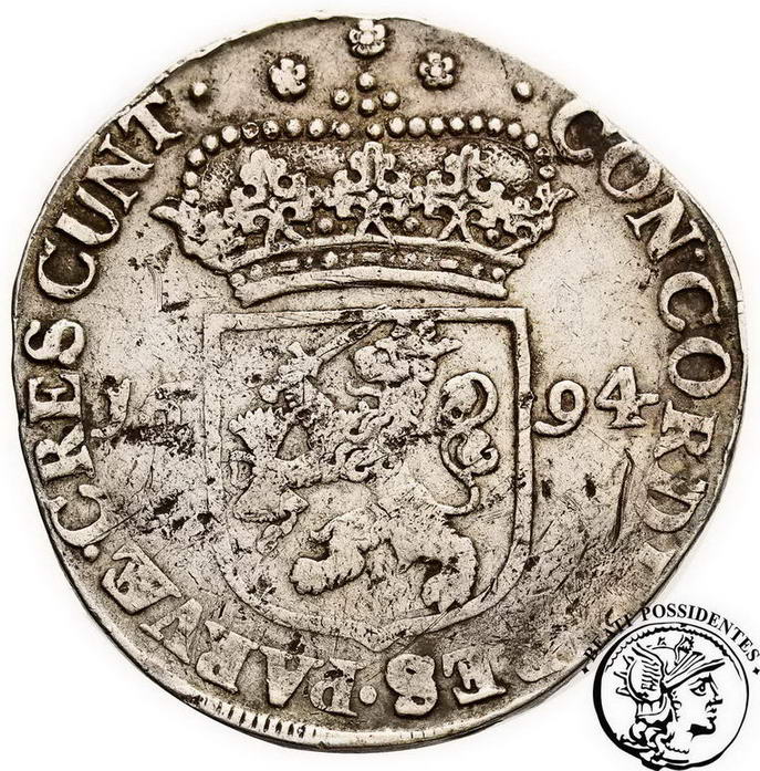 Niderlandy Zeeland silver ducat 1694 st.3