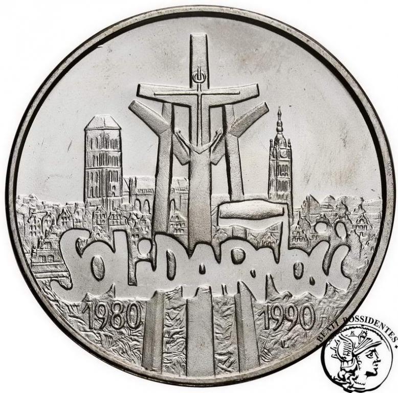 Polska 100 000 zł 1990 Solidarność typ A st. 1
