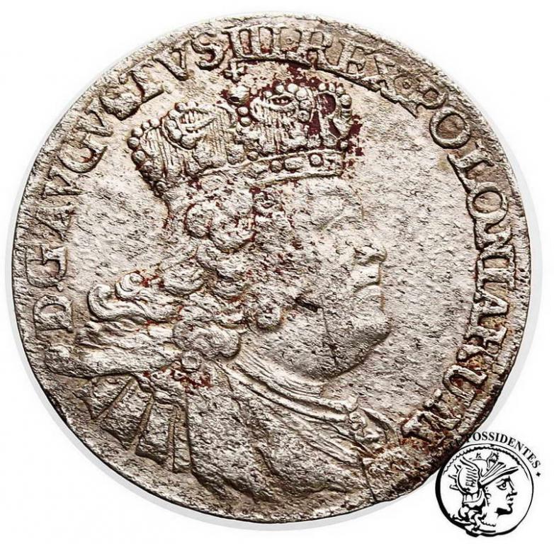 Polska August III Sas szóstak 1756 st.3+