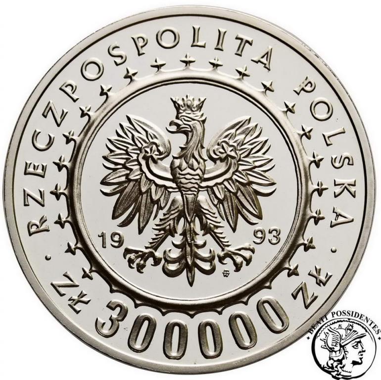 Polska III RP 300 000 złotych 1993 Łańcut st.L