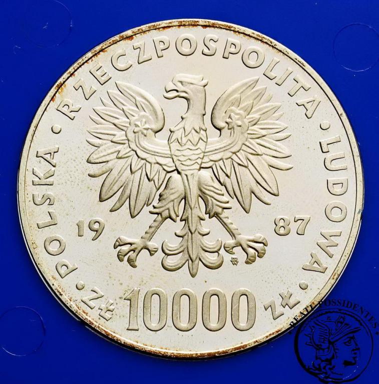 Polska Jan Paweł II 10000 zł 1987 st. L-/L